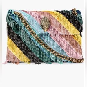 Kurt Geiger Mini Kensington Fringe Convertible Crossbody Bag